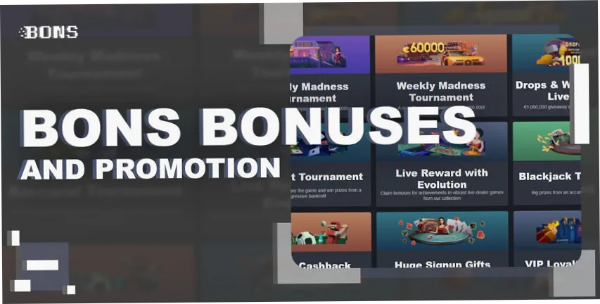 Bons bonuses promotions welcome bonus and free spins