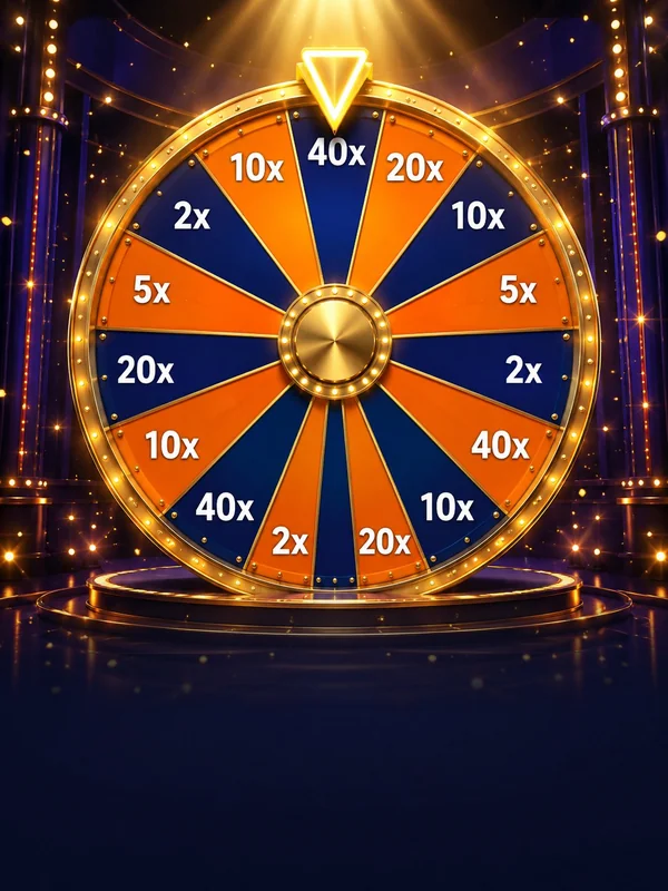 Mega Wheel live game show by Pragmatic Play